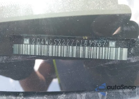 2007 Buick Lacrosse Cx from USA, damaged, VIN 2G4WC582271169967